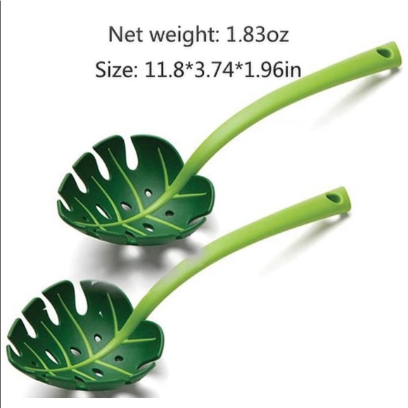 🌱 Super Cute Jungle Slotted Serving Spoon 🌿 - Picture 4 of 4